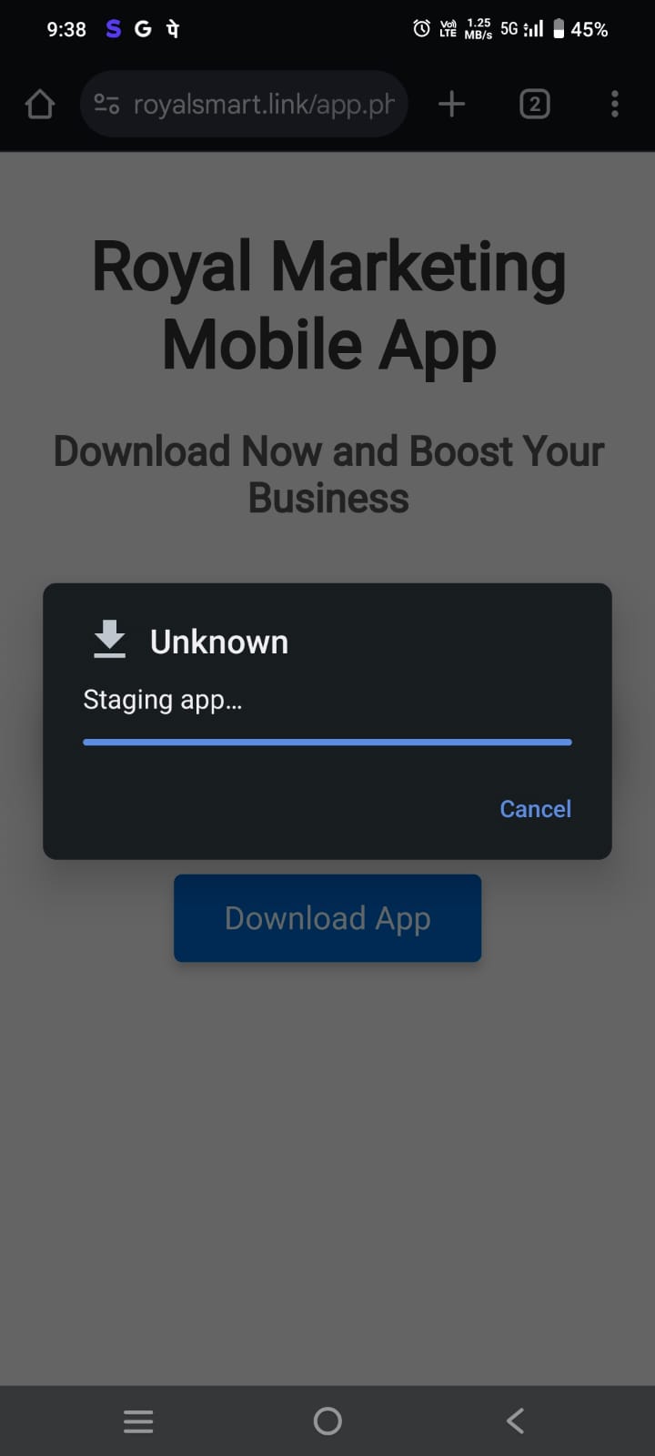 Royal Marketing App Preview
